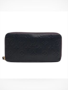 Authentic Louis Vuitton Monogram Zip-Around Leather Wallet w/ COA